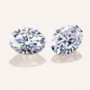 Sparkling VVS1 Oval Moissanite Loose Stone for Jewelry Making