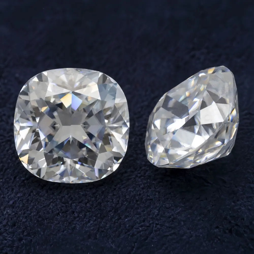 Excellent VVS1 D Color Cushion Cut Moissanite Loose Stone Wholesale