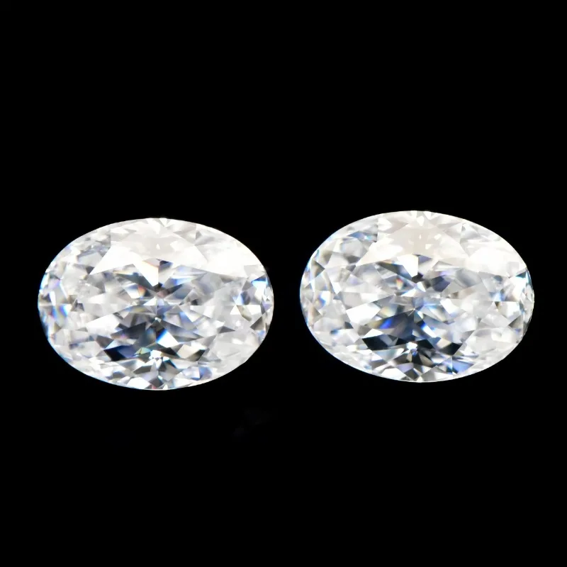 Timeless Oval Cut 2 Carat Moissanite Stone for Engagement Rings Jewelry