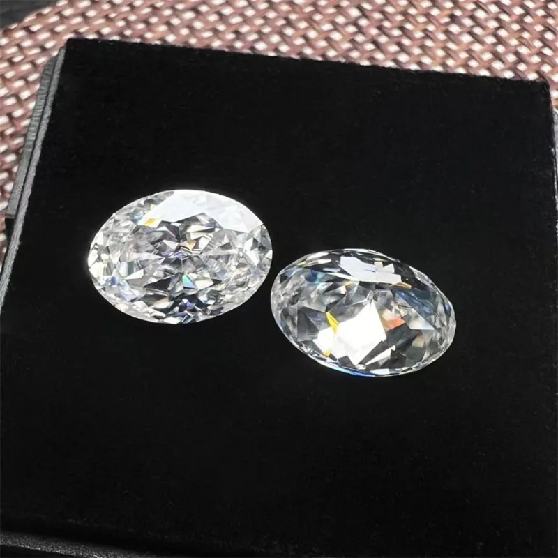 Timeless Oval Cut 2 Carat Moissanite Stone for Engagement Rings Jewelry