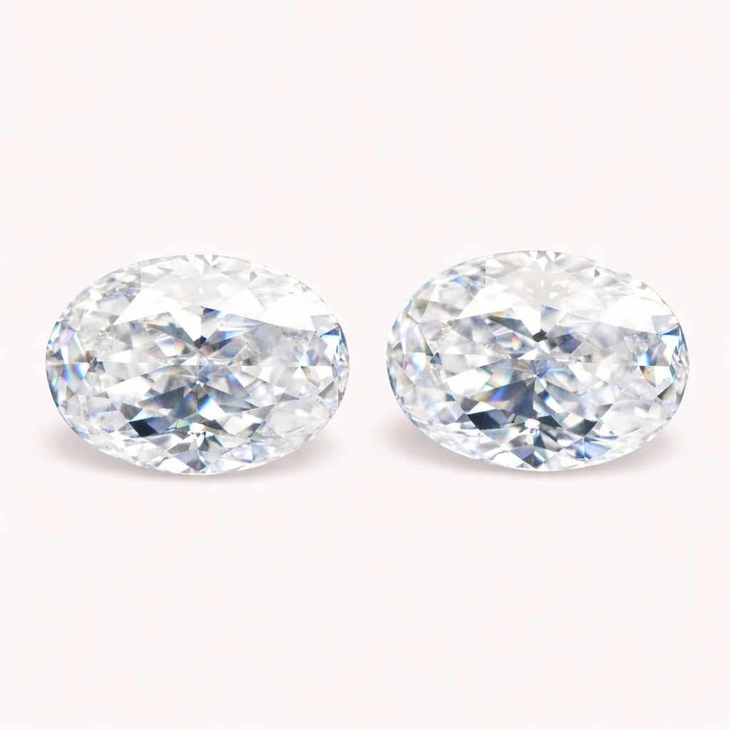 Timeless Oval Cut 2 Carat Moissanite Stone for Engagement Rings Jewelry