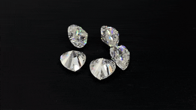 Exquisite Heart Shaped Moissanite Loose Stone Full White Gemstone