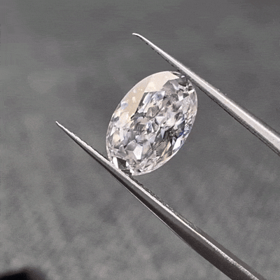 Timeless Oval Cut 2 Carat Moissanite Stone for Engagement Rings Jewelry