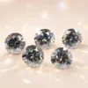 Pure Round Shape Grey Moissanite Loose Stone Bulk Gemstones